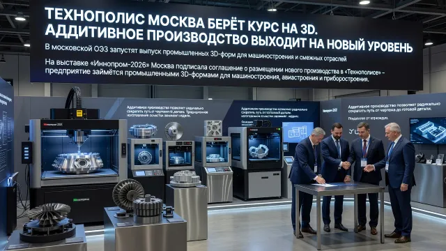 Технополис Москва берёт курс на 3D. Аддитивное производство выходит на новый уровень